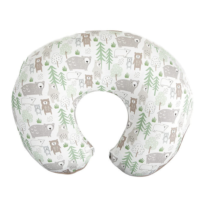 KTX-747027 Multifunctional Baby U-Shape Nursing Pillowcase in Removable Print Design