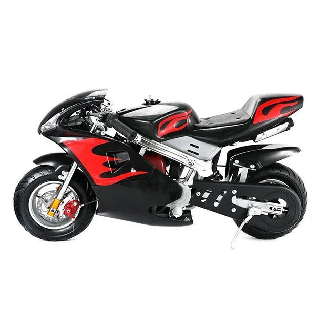 KTX-747283 49cc Kids Motorcycle with Brushless Motor, 40-60km/h Max Speed, Chain Drive, Disc Brakes