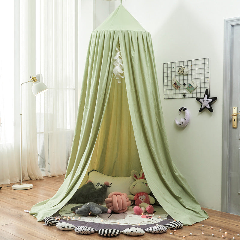 KTX-747667 Hanging Dome Mosquito Net for Baby Cot - Easy Installation, High-Density Polyester Fabric