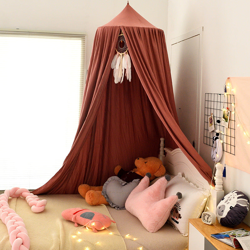 KTX-747667 Hanging Dome Mosquito Net for Baby Cot - Easy Installation, High-Density Polyester Fabric
