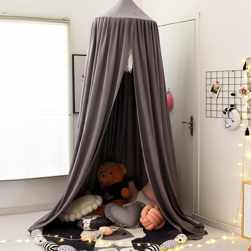 KTX-747667 Hanging Dome Mosquito Net for Baby Cot - Easy Installation, High-Density Polyester Fabric