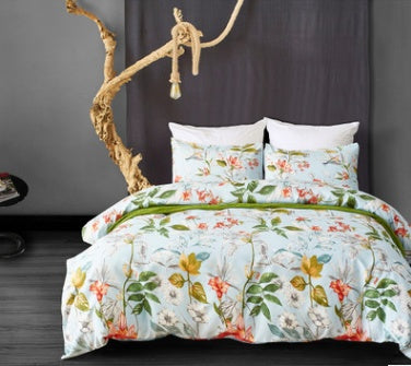 KTX-747859 Tencel Bed Linen Set with Pillowcases - Twin, Queen, King Sizes Available