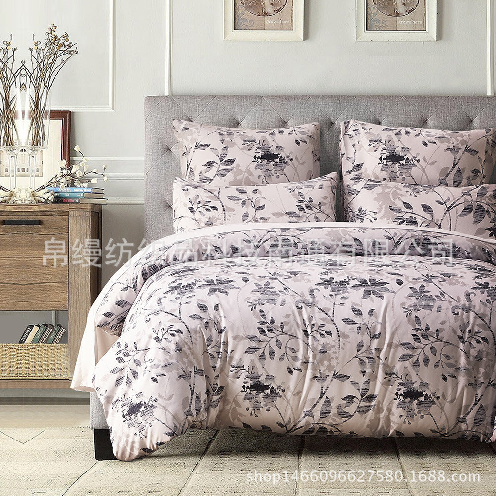 KTX-747859 Tencel Bed Linen Set with Pillowcases - Twin, Queen, King Sizes Available