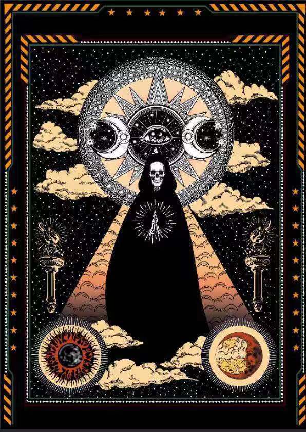 KTX-748563 Fashion Polyester Tapestry Wall Hanging - Multiple Sizes Available