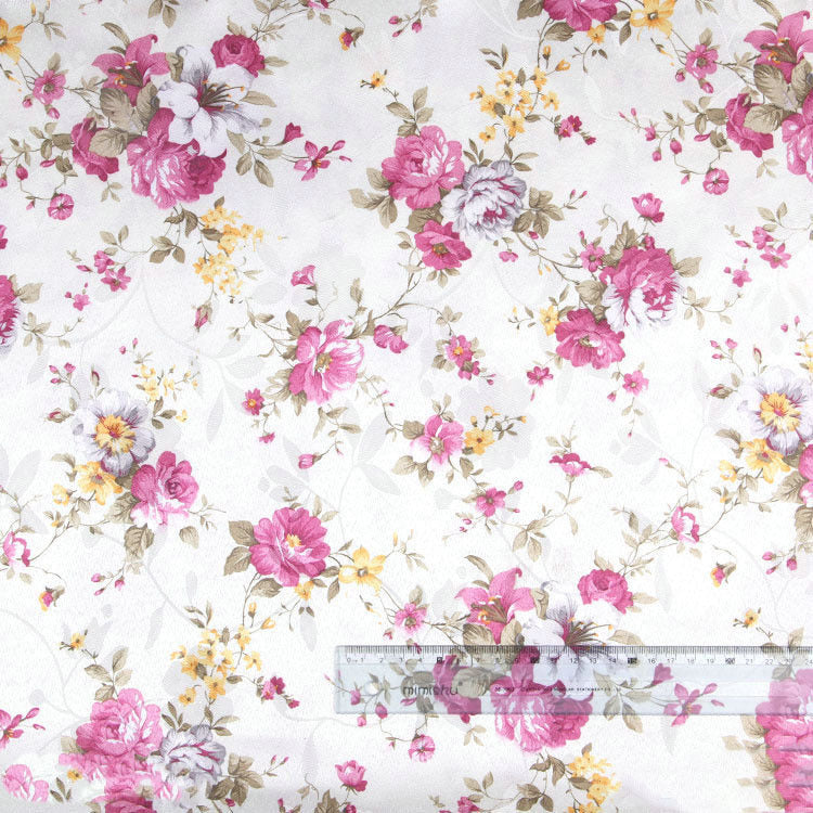 KTX-748691 Floral Jacquard Polyester Printed Fabric for Home Textiles and Decor