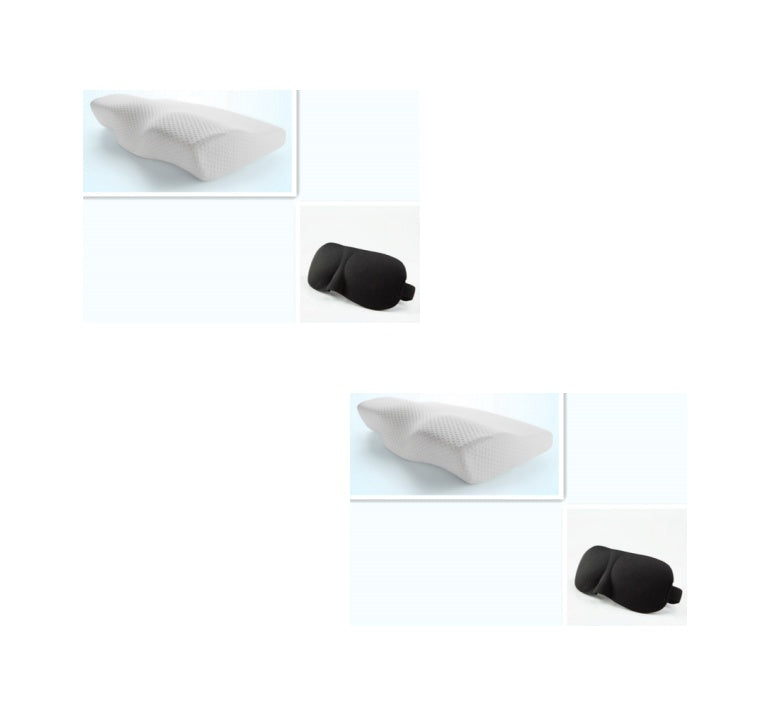 KTX-749843 Butterfly Memory Foam Pillow - 100% Slow Rebound Material, 50x30cm