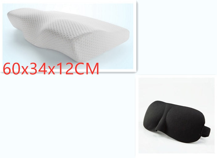 KTX-749843 Butterfly Memory Foam Pillow - 100% Slow Rebound Material, 50x30cm