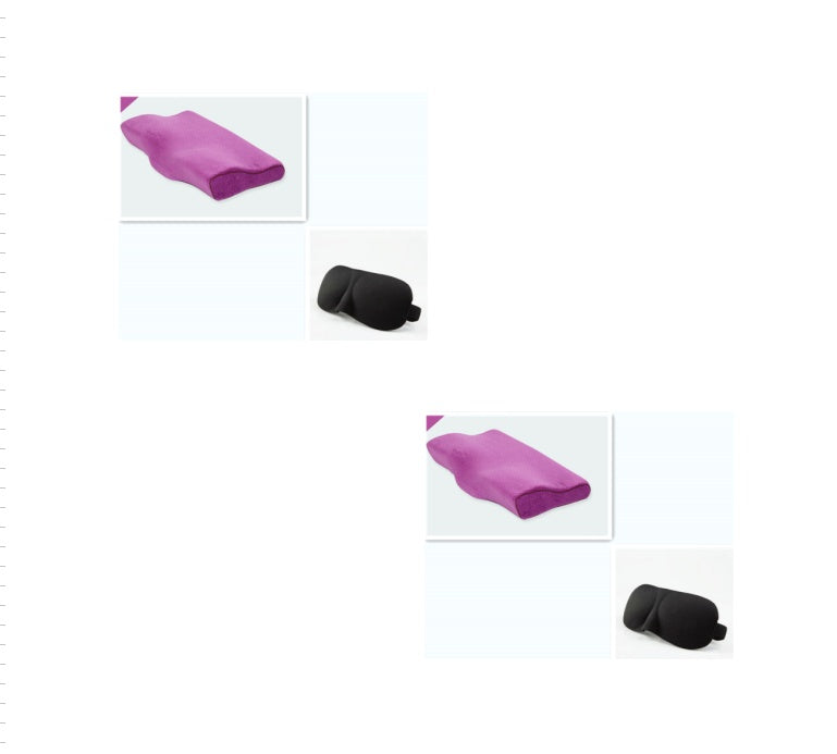 KTX-749843 Butterfly Memory Foam Pillow - 100% Slow Rebound Material, 50x30cm