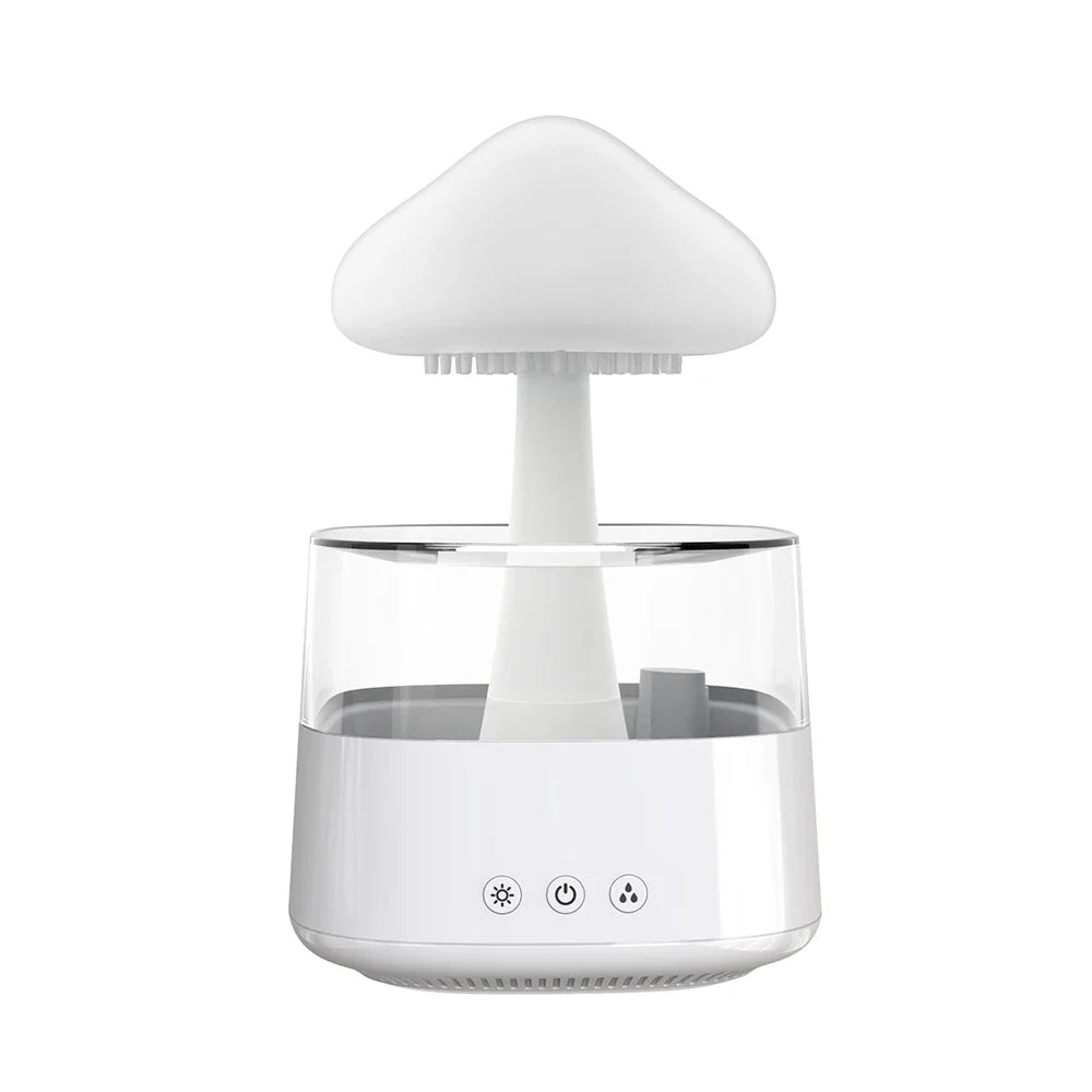KTX-750355 Adjustable Water Flow Cloud Humidifier with 7-Color Light and Relaxing Raindrop Sound