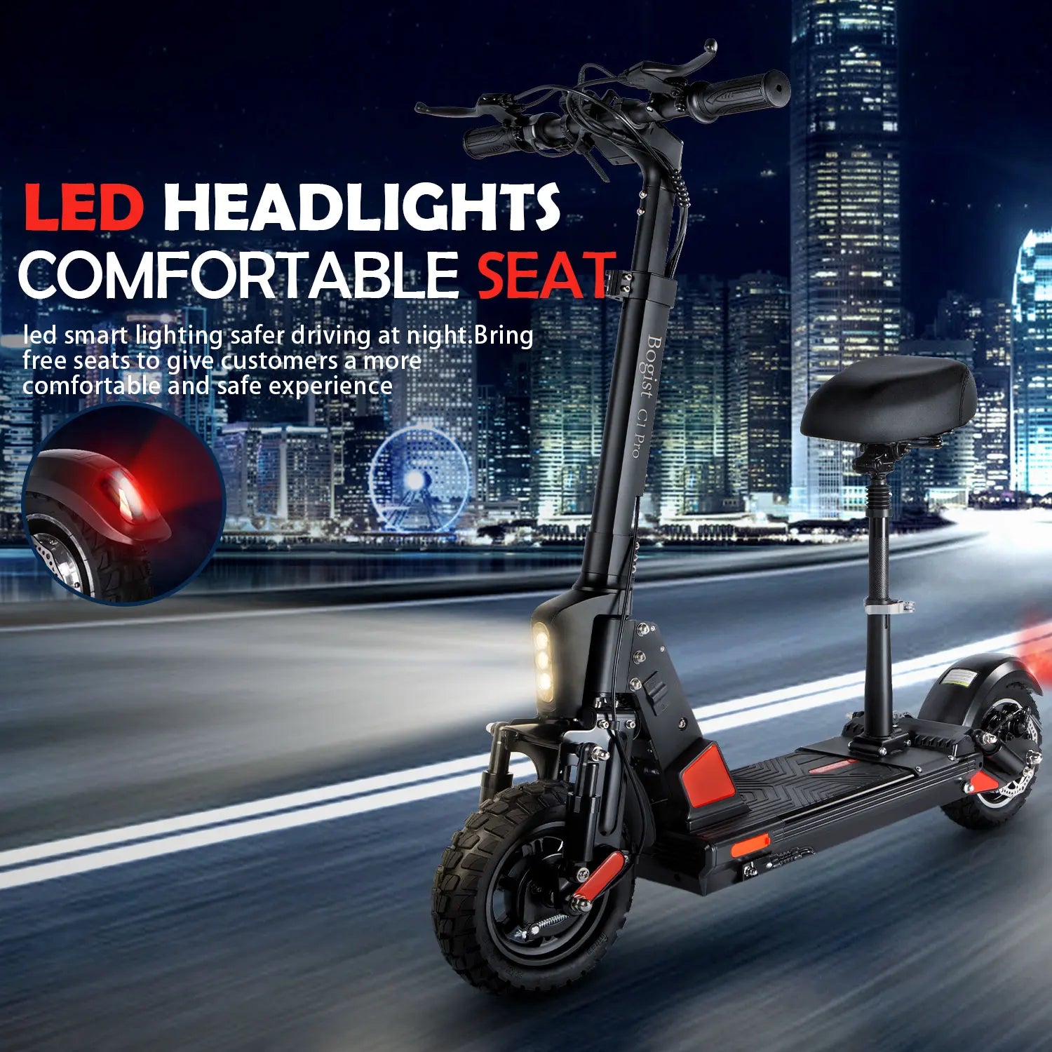 KTX-756115 Lightweight Foldable Electric Scooter 48V 13AH, Max Speed 50km/h, 500W Motor, Waterproof, Unisex, Remote Control, Aluminum Alloy