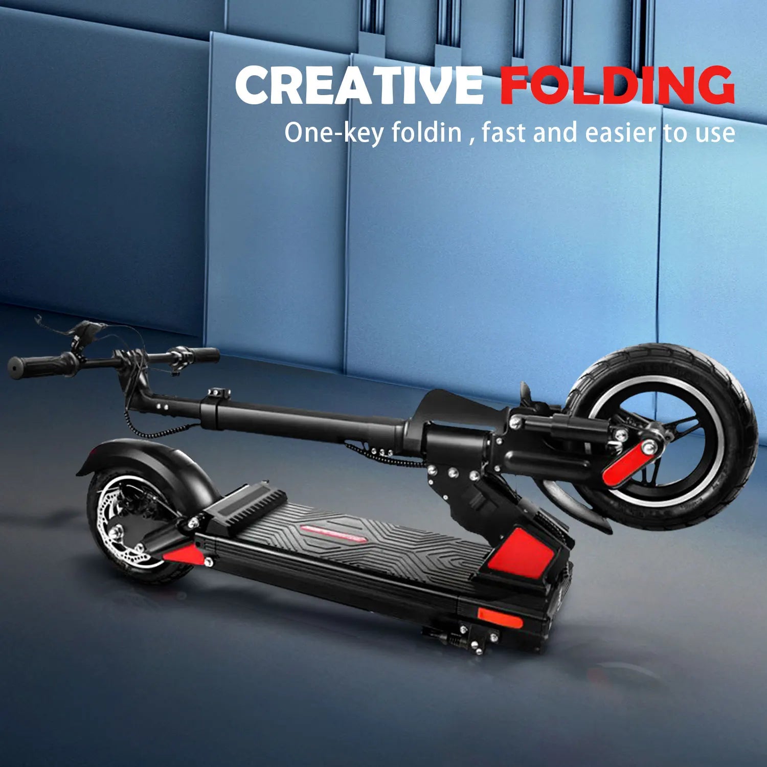 KTX-756115 Lightweight Foldable Electric Scooter 48V 13AH, Max Speed 50km/h, 500W Motor, Waterproof, Unisex, Remote Control, Aluminum Alloy