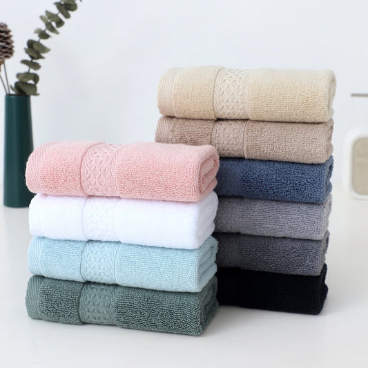 KTX-756179 Soft and Absorbent Pure Cotton Hand Towels in Various Colors and Sizes