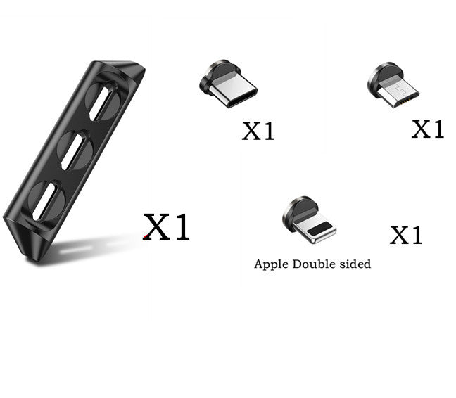 KTX-757971 Magnetic Charging Cable with Three Magnetic Heads for Universal Compatibility