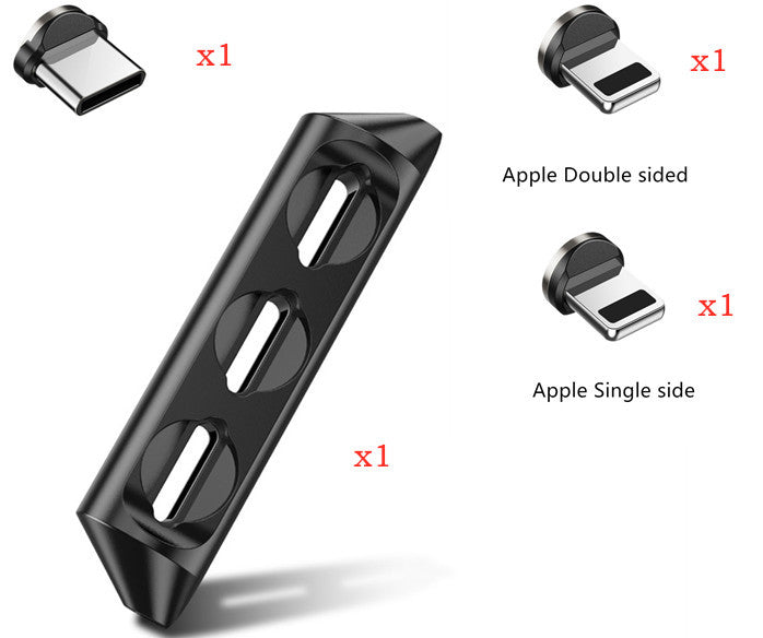 KTX-757971 Magnetic Charging Cable with Three Magnetic Heads for Universal Compatibility