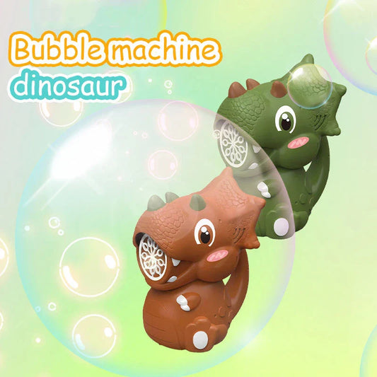 KTX-758163 Electric Dinosaur Bubble Blower - Fun Outdoor Toy for Kids 5 Years & Up