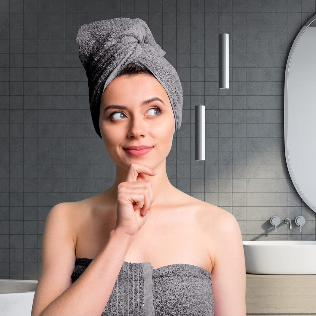 KTX-758483 Soft Cotton Bath Towel - Quick-Drying, Absorbent & Stylish in Multiple Colors