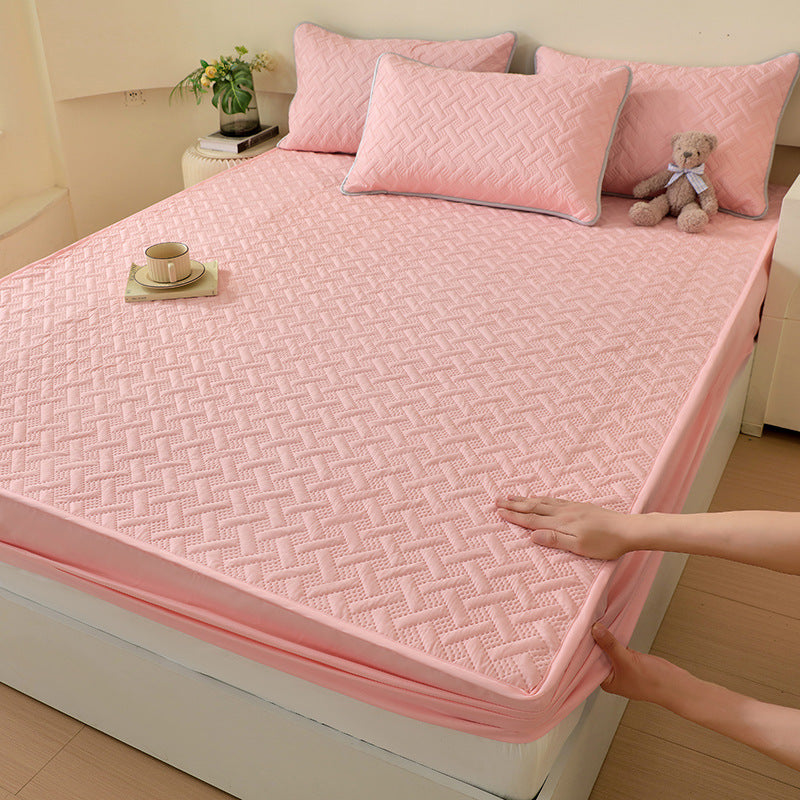 KTX-758867 Class A Waterproof Quilted Fitted Sheet for Leakage Protection - Multiple Sizes Available