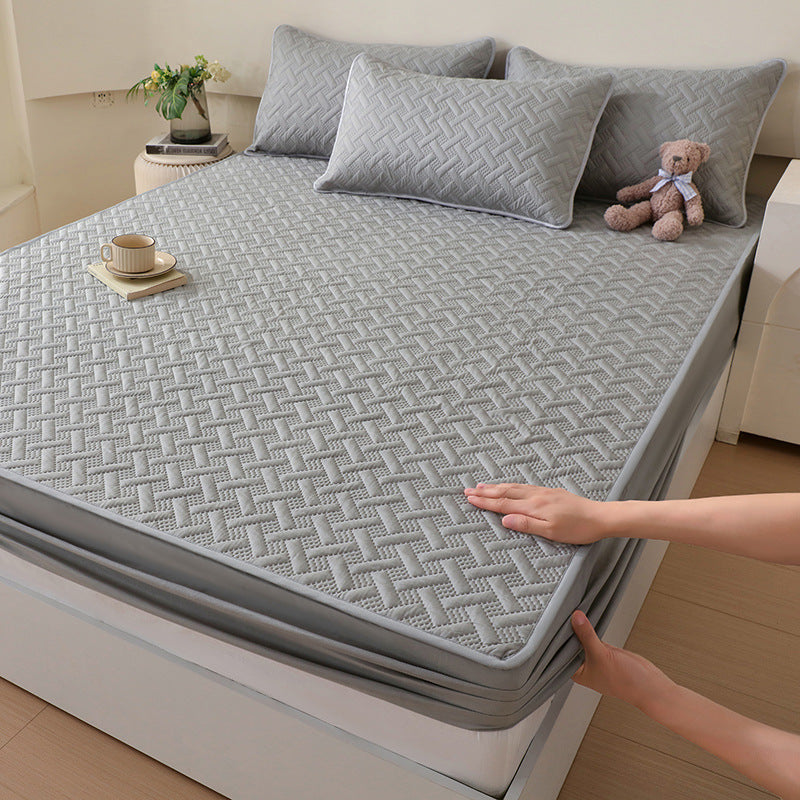 KTX-758867 Class A Waterproof Quilted Fitted Sheet for Leakage Protection - Multiple Sizes Available