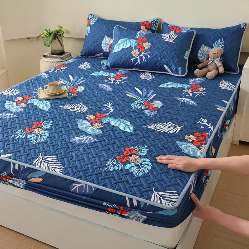 KTX-758867 Class A Waterproof Quilted Fitted Sheet for Leakage Protection - Multiple Sizes Available
