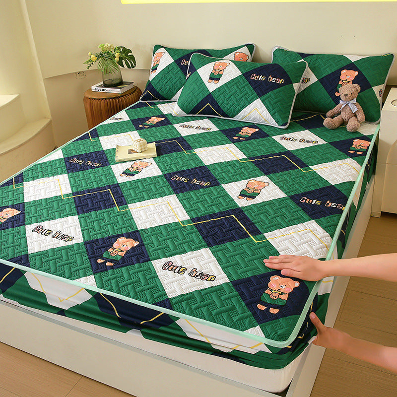 KTX-758867 Class A Waterproof Quilted Fitted Sheet for Leakage Protection - Multiple Sizes Available