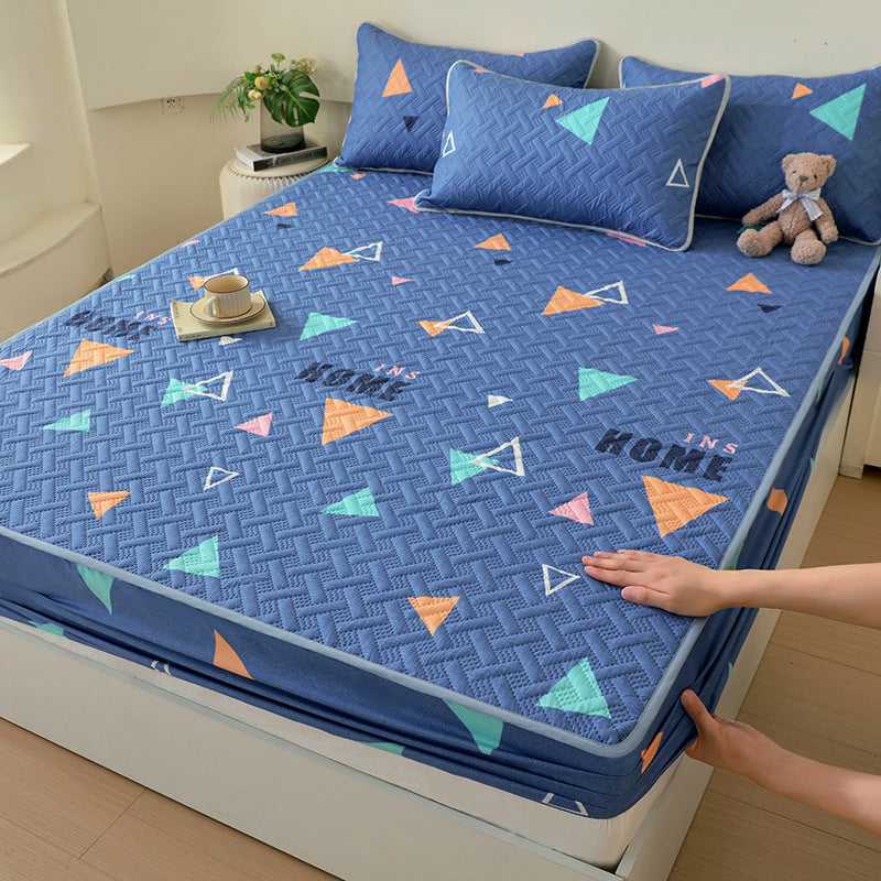 KTX-758867 Class A Waterproof Quilted Fitted Sheet for Leakage Protection - Multiple Sizes Available