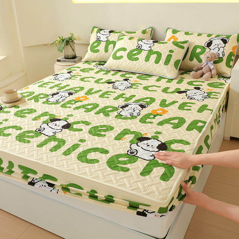 KTX-758867 Class A Waterproof Quilted Fitted Sheet for Leakage Protection - Multiple Sizes Available