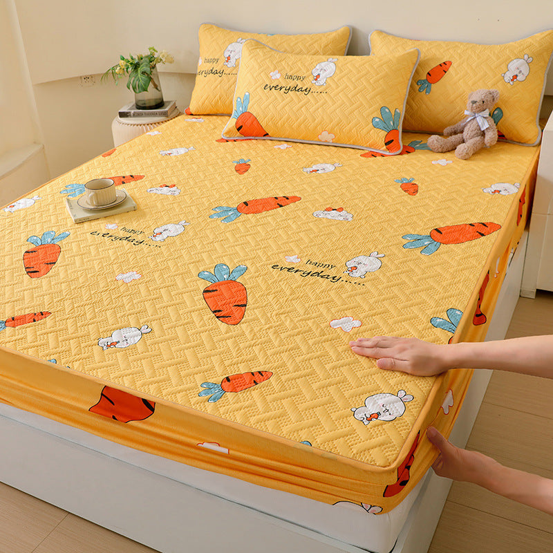KTX-758867 Class A Waterproof Quilted Fitted Sheet for Leakage Protection - Multiple Sizes Available
