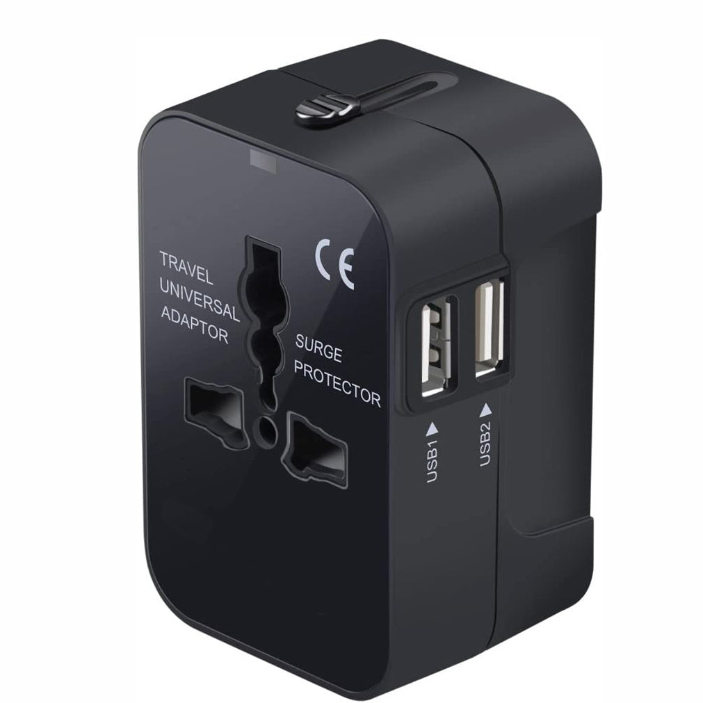 KTX-759123 Universal Travel Adapter for Worldwide Use - All-in-One Wall Charger Plug
