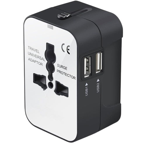KTX-759123 Universal Travel Adapter for Worldwide Use - All-in-One Wall Charger Plug