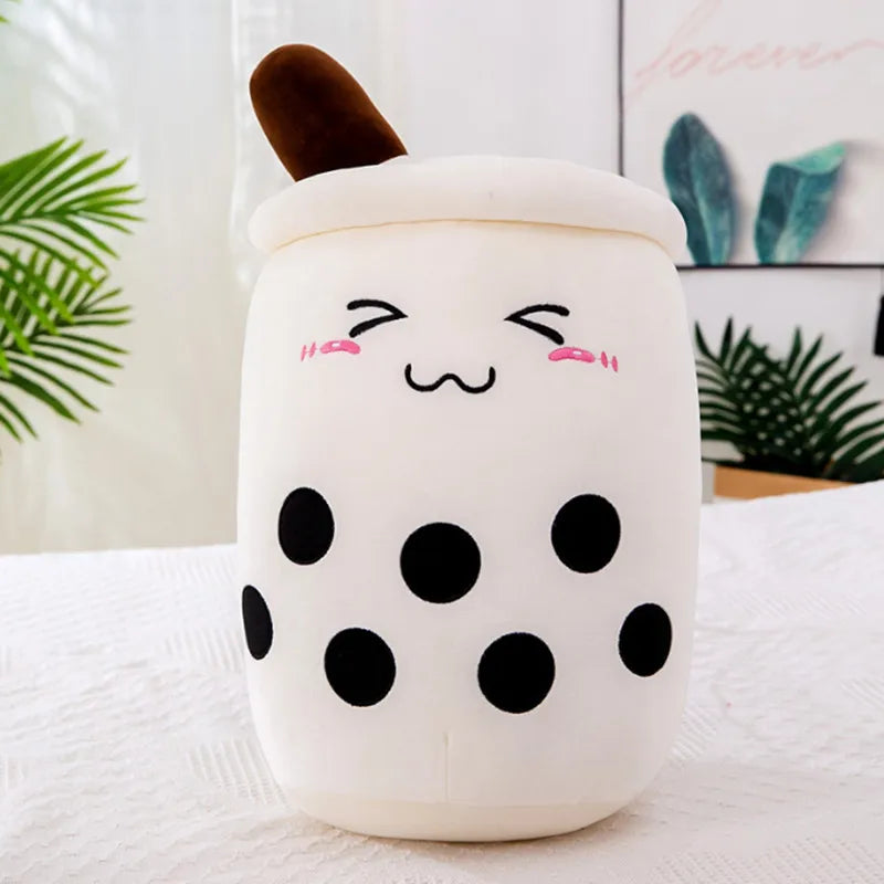 KTX-759315 Boba Milk Tea Plush Doll – Soft Stuffed Toy for Sofa Decoration, Stress Relief, Available in Various Sizes