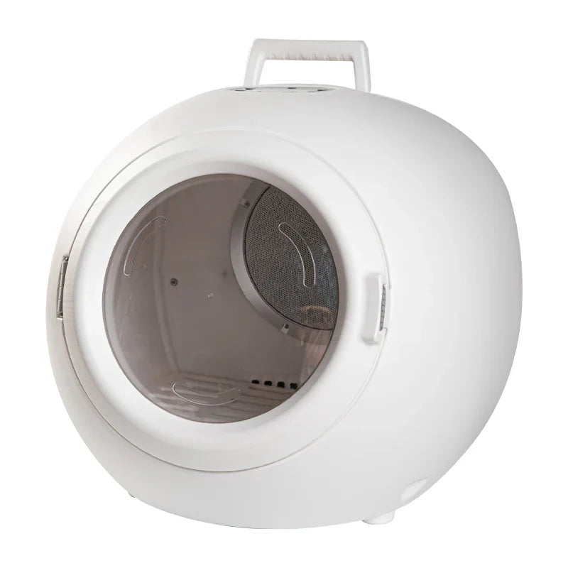 KTX-760467 Eco-Friendly 45L Portable Pet Grooming Dryer for Cats and Small Dogs - 1200W, 4 Speed with Timer