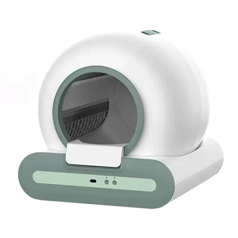 KTX-760659 Intelligent Automatic Smart Cat Litter Box with Eco-friendly Design and 65L Capacity