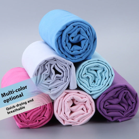 KTX-760787 Ultra-Absorbent Double-Sided Velvet Quick-Drying Sports Towel with Multiple Pocket Options
