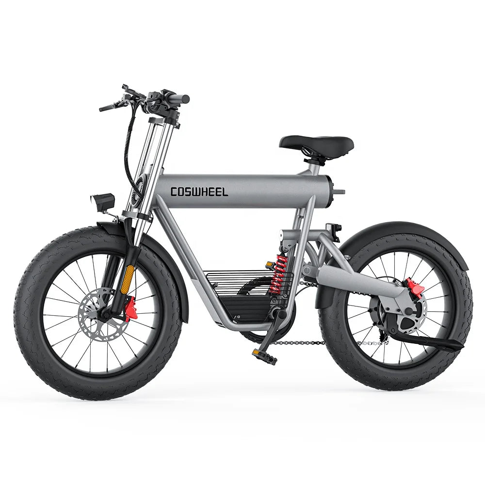 KTX-760915 20" Fat Tire Electric Bike with 1500W Motor, 20AH Battery, Hydraulic Brakes, and 7-Speed Gear System