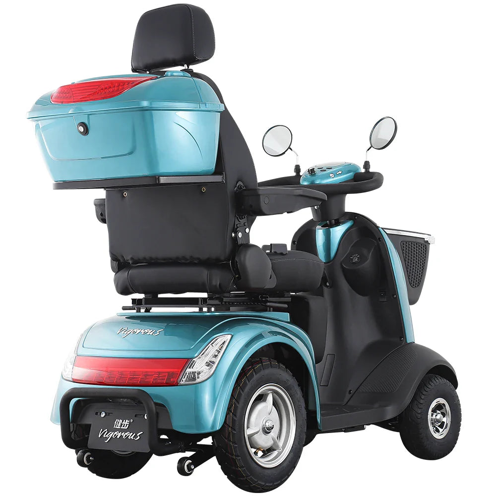 KTX-761235 500W Four-Wheel Electric Scooter for Adults, Max Speed 30km/h, Range 40-60km, LED Lights