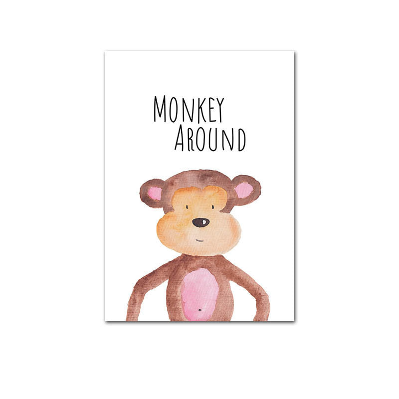 KTX-761299 Nordic Matte Canvas Decorative Core for Wall Art, Unframed