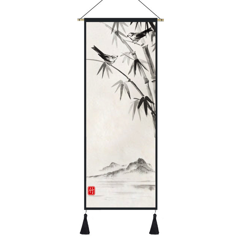 KTX-762195 Japanese Style Festive Wall Tapestry for Living Room and Porch Decoration