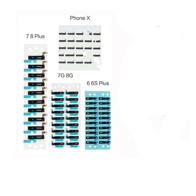 KTX-762579 Handset Network Assembly - 100PCS Compatible with iPhone Models 7, 8, X, 11, 12, and 13
