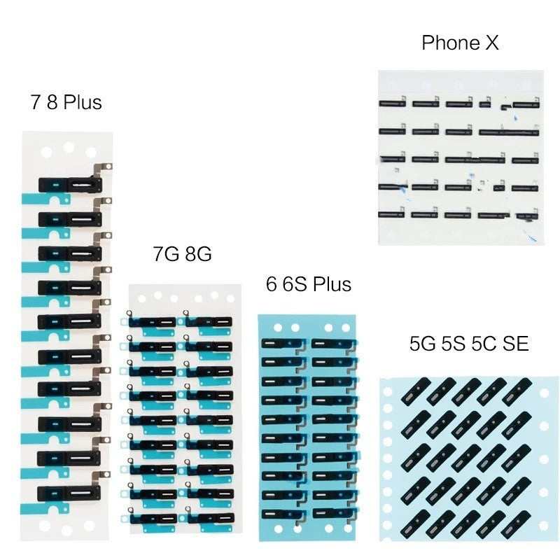 KTX-762579 Handset Network Assembly - 100PCS Compatible with iPhone Models 7, 8, X, 11, 12, and 13