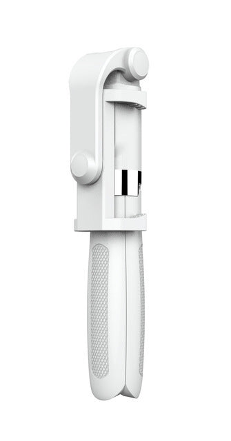 KTX-763731 Bluetooth-Compatible Self-Portrait Tripod for iPhone - Adjustable with Remote Control - Available in White, Red, Blue, Black