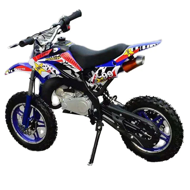 KTX-764243 Kids 50cc 2-Stroke Mini Motorcycle with Max Speed of 40km/h - Compact Dirt Bike for Young Riders