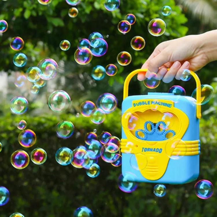 KTX-764499 Automatic Bubble Machine - Fun Radio-Shaped Bubble Maker for Kids 0-14 Years