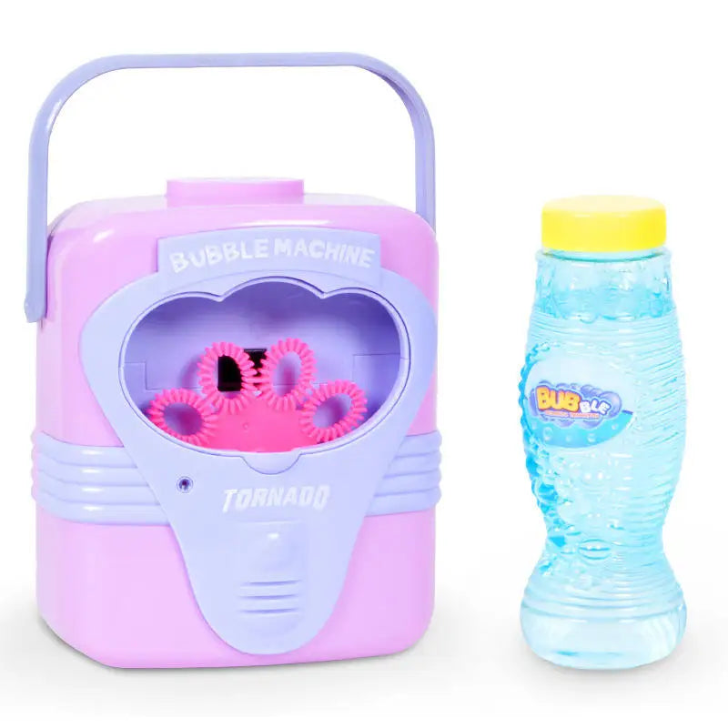 KTX-764499 Automatic Bubble Machine - Fun Radio-Shaped Bubble Maker for Kids 0-14 Years