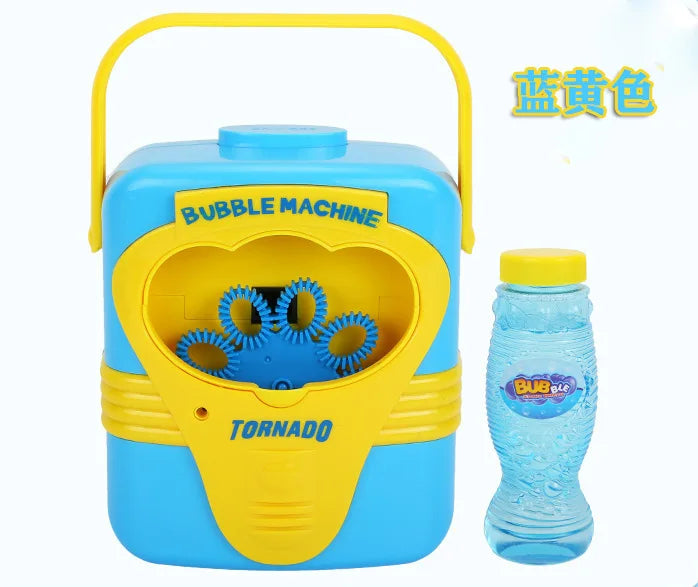 KTX-764499 Automatic Bubble Machine - Fun Radio-Shaped Bubble Maker for Kids 0-14 Years