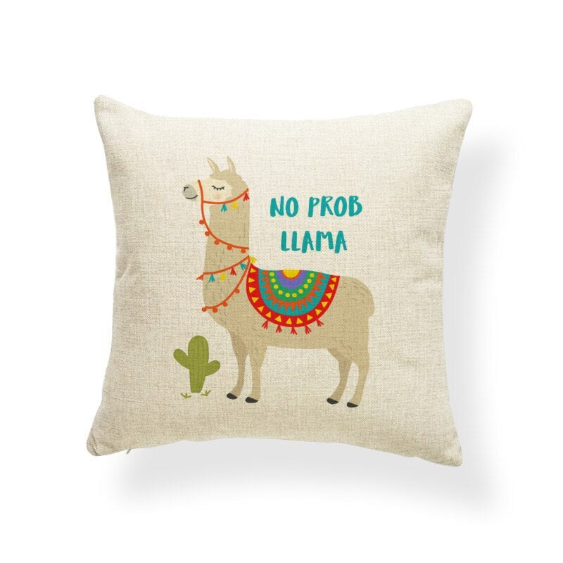 KTX-764499 Fashionable Digital Printing Polyester Cushion Pillowcase - 45x45cm, Multiple Designs Available