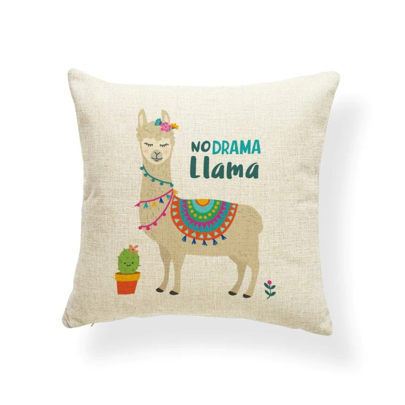 KTX-764499 Fashionable Digital Printing Polyester Cushion Pillowcase - 45x45cm, Multiple Designs Available