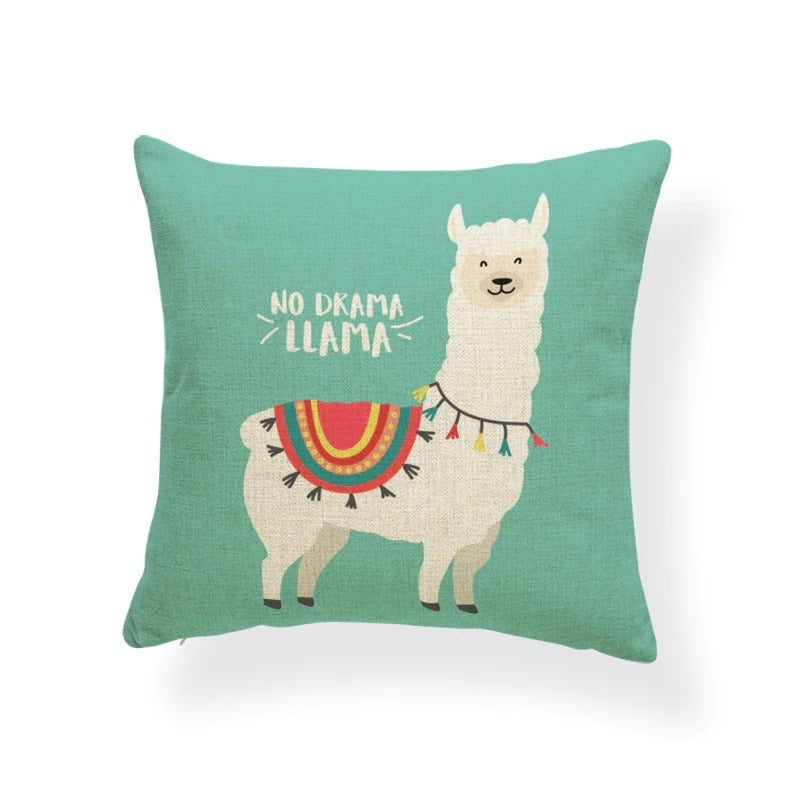 KTX-764499 Fashionable Digital Printing Polyester Cushion Pillowcase - 45x45cm, Multiple Designs Available