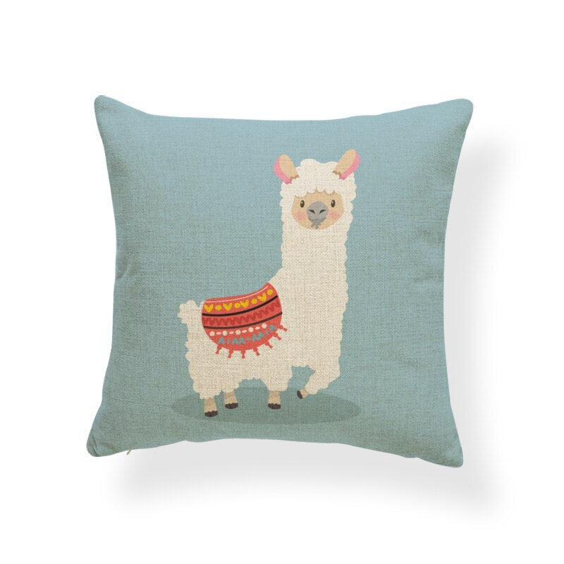 KTX-764499 Fashionable Digital Printing Polyester Cushion Pillowcase - 45x45cm, Multiple Designs Available