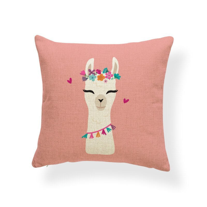 KTX-764499 Fashionable Digital Printing Polyester Cushion Pillowcase - 45x45cm, Multiple Designs Available