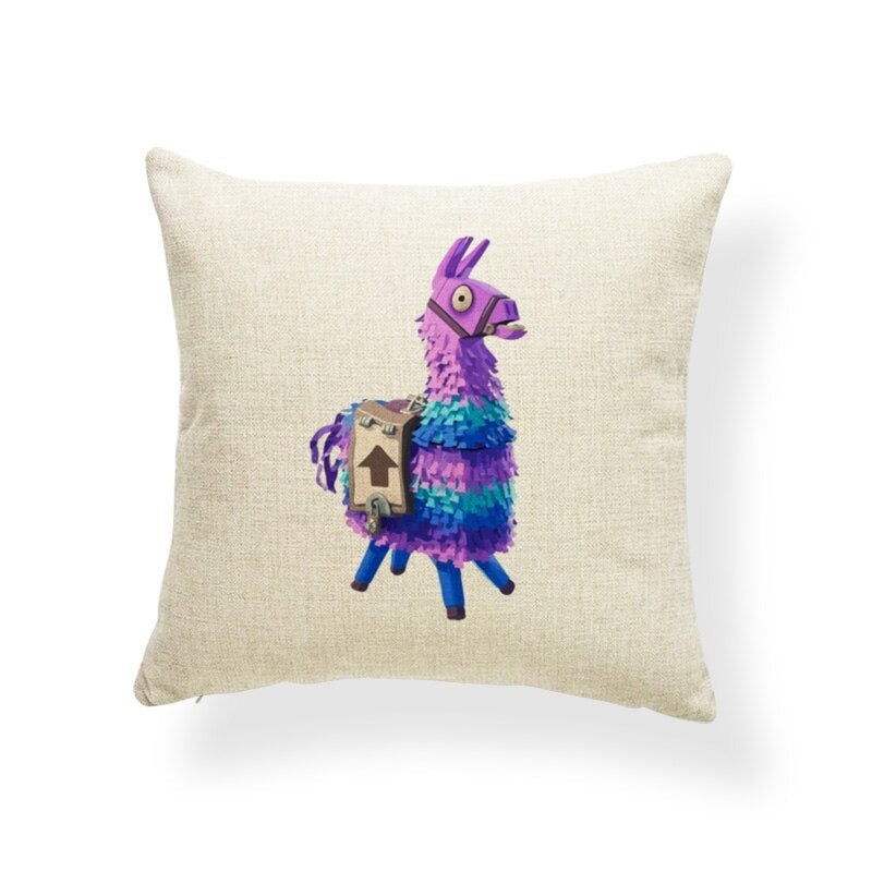 KTX-764499 Fashionable Digital Printing Polyester Cushion Pillowcase - 45x45cm, Multiple Designs Available